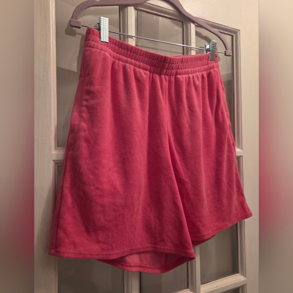 SKIMS!! Vibrant Pink Swim Shorts- Great Cover-up For The Beach!! - Picture 4 of 7